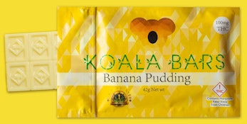 KOALA BARS - BANANA PUDDING - CHOCOLATE - 100MG