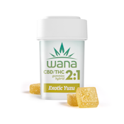 WANA - YUZU CBD:THC - 2:1 - GUMMIES - 100MG